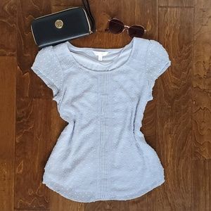 LC Lauren Conrad Swiss Dot Top